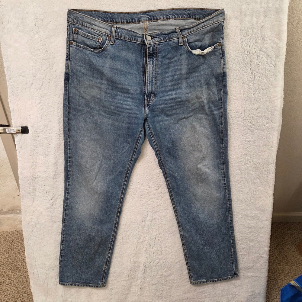 Levi Strauss &‎ Co 541 Athletic Fit Jeans Mens W42 L32 Blue Wash Denim